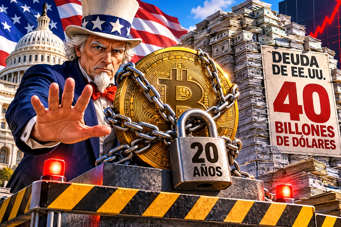 AS memblokir Bitcoin selama 20 tahun di tengah utang lebih dari $40 triliun?
