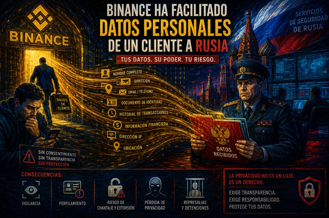Investasi kripto Anda tidak lagi anonim: Binance menyerahkan data pribadi klien kepada Rusia