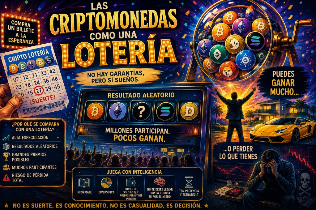 Mata uang kripto seperti lotere: dua dari sepuluh